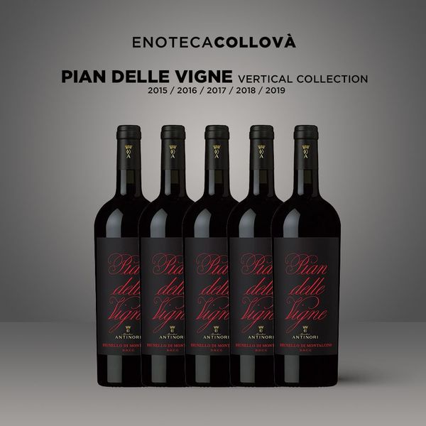 1. Pian delle Vigne Vertical Collection 2015 - 2020 Marchesi Antinori 