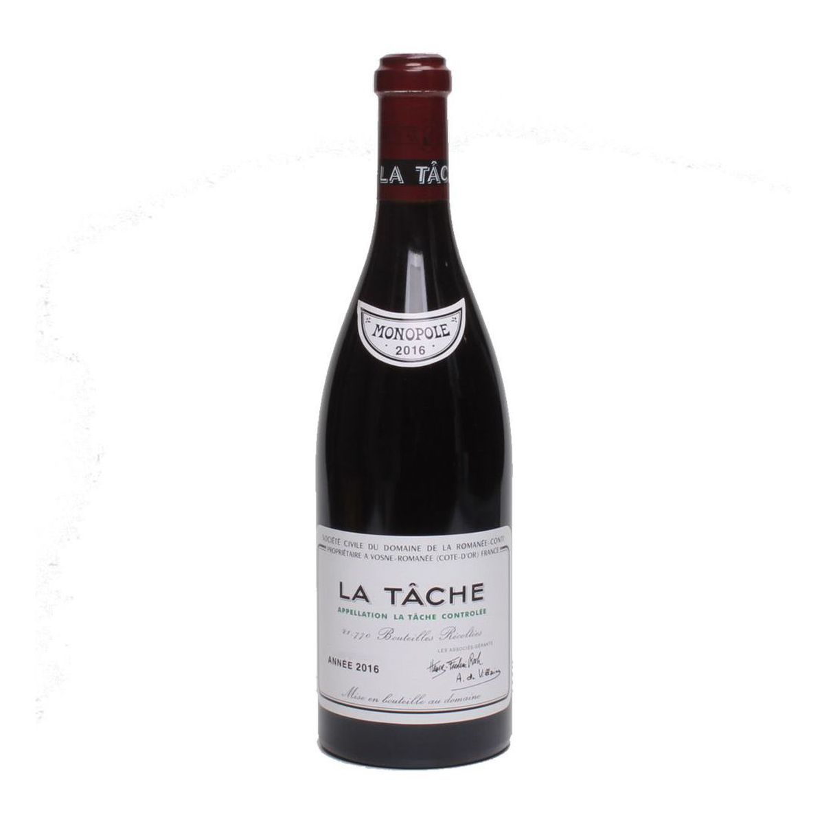 1. La Tâche Grand Cru 2016 Domaine De La Romanée-Conti 