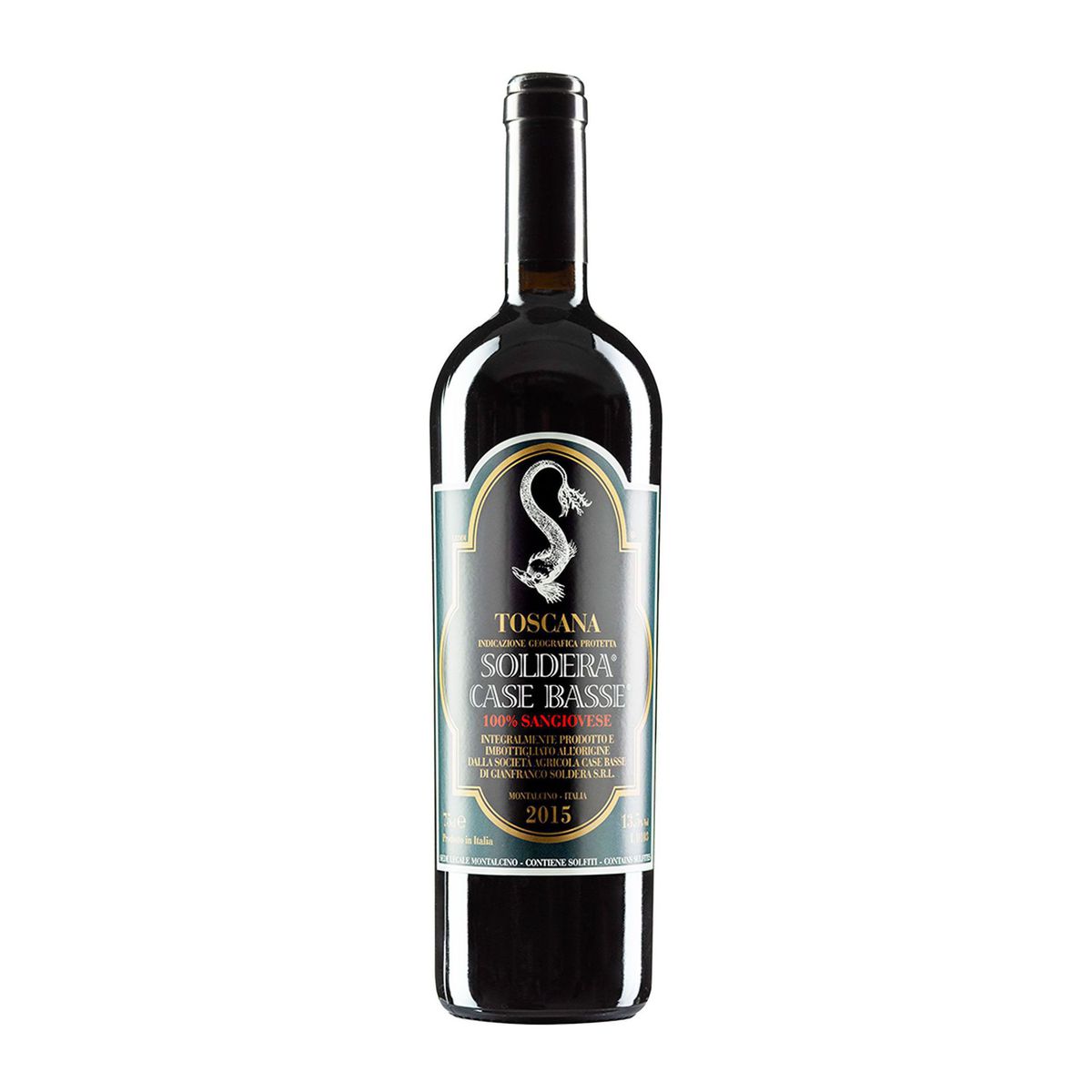 1. Toscana IGP Soldera Case Basse 100% Sangiovese 2015 Soldera Case Basse