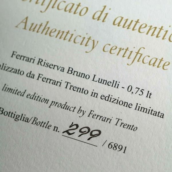 3. Ferrari Riserva Bruno Lunelli 2006 Ferrari F.lli Lunelli 